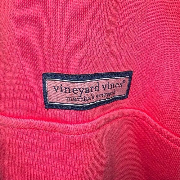 Pink Vineyard Vines Shepshirt 1/4 Zip Sweatshirt Size S - Picture 3 of 9